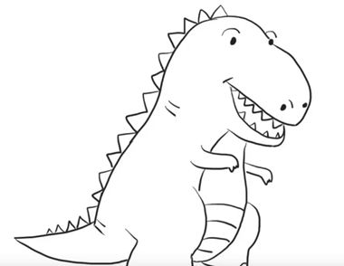 可爱的大恐龙简笔画教程 可爱的大恐龙简笔画怎么画
