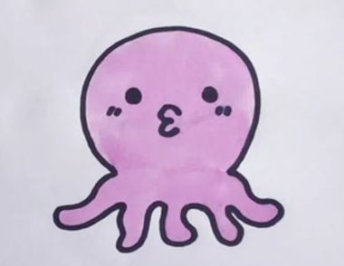 害羞的章鱼简笔画教程 害羞的章鱼怎么画