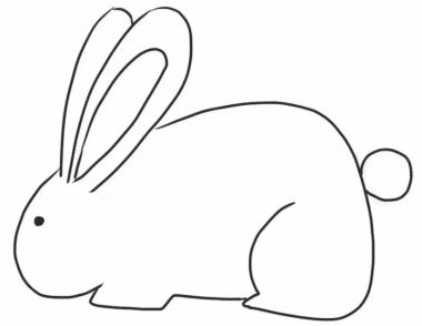简单的小白兔简笔画教程 简单的小白兔简笔画怎么画