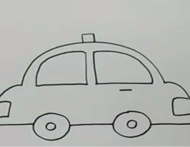 小汽车简笔画怎么画 小汽车简笔画教程