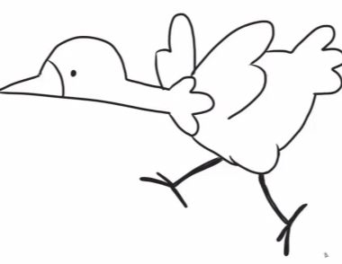 奔跑的鸵鸟简笔画怎么画 奔跑的鸵鸟简笔画教程