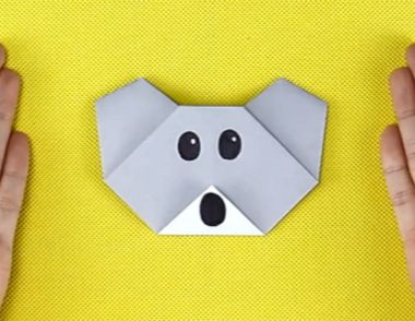 考拉折纸的视频教程 怎么制作考拉的折纸