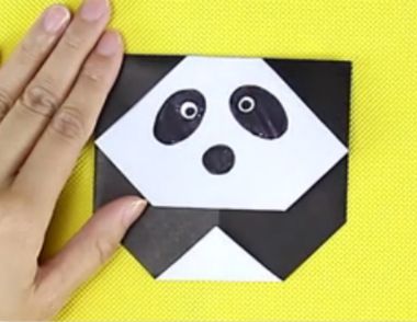 熊猫折纸的视频教程 怎么制作熊猫的折纸