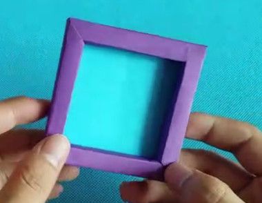 相框怎么折 相框折纸图解教程
