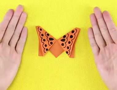 蝴蝶折纸教程  怎样折蝴蝶折纸