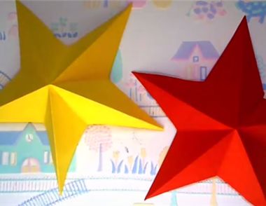 立体五角星制作教程 怎么做一个立体的五角星