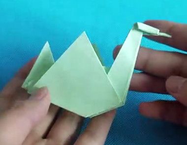 小天鹅怎么折 小天鹅折纸教程