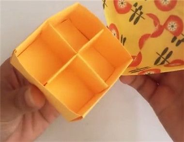 四格盒子折纸图解教程 四格盒子折纸怎么制作