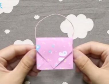 手提包折纸的视频教程 怎么制作手提包的折纸