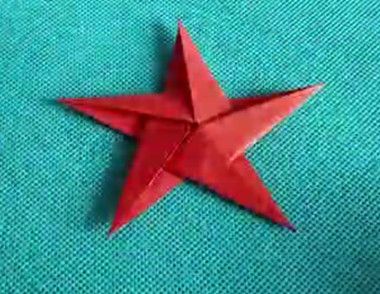 五角星折纸教程 五角星怎么折