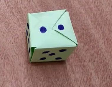 骰子折纸教程 骰子怎么折