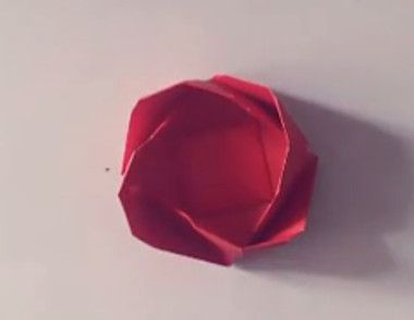 玫瑰盒子怎么折 玫瑰盒子折纸教程