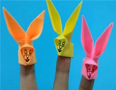 手指上的小兔子该怎么折 手指上的小兔子折纸教程