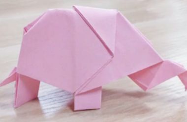 大象手工折纸教程 怎么折一只大象