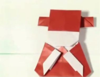 怎样折财神折纸  财神折纸图解步骤