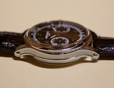 百达翡丽表款推荐 百达翡丽5016P铂金黑盘腕表