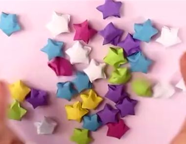 手工制作幸运星视频 幸运星折纸图解步骤