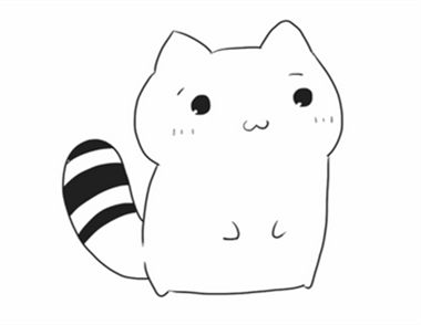 可爱的小狸猫简笔画怎么画 可爱的小狸猫简笔画如何制作
