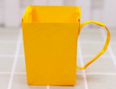 折纸小茶杯制作视频 折纸小茶杯制作图解