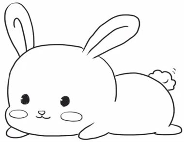 如何画一只兔子 兔子简笔画怎么画
