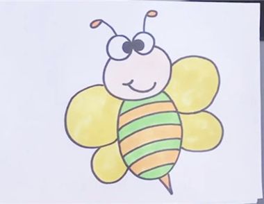 蜜蜂简笔画怎么画 蜜蜂简笔画具体步骤