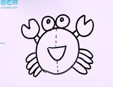 螃蟹简笔画要怎么画 螃蟹简笔画图解教程