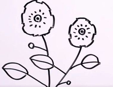 花的简笔画怎么画 有哪些简单易学的花简笔画