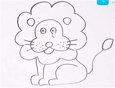 怎么画可爱的狮子 可爱的狮子简笔画