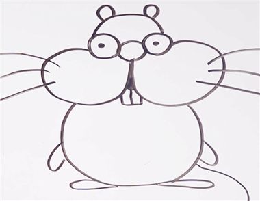 怎么画老鼠 地鼠简笔画怎么画