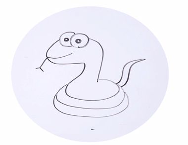 怎么画蛇 小蛇简笔画怎么画