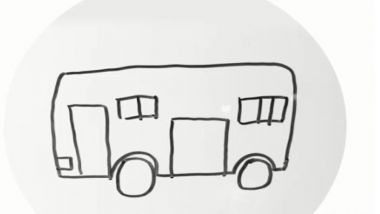 简笔画图片教程 1分钟教你画巴士