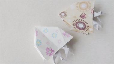 海蜇折纸的方法