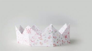 简单折纸公主皇冠