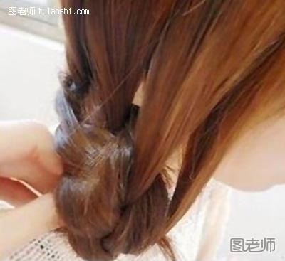 好看又简单的发型 韩式夏日小清新盘发