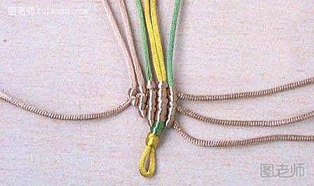 绳编虾结的编织方法8