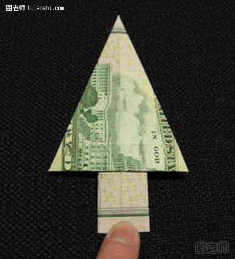 用钞票折叠圣诞树9