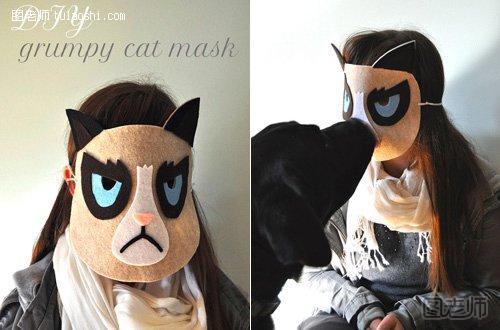 猫猫面具手工diy1