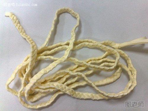 手工编织拖鞋的方法4