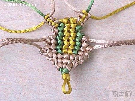 绳编虾结的编织方法16
