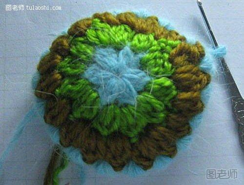 小乌龟的编织方法4