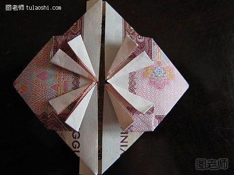 非常漂亮的纸币折纸心7