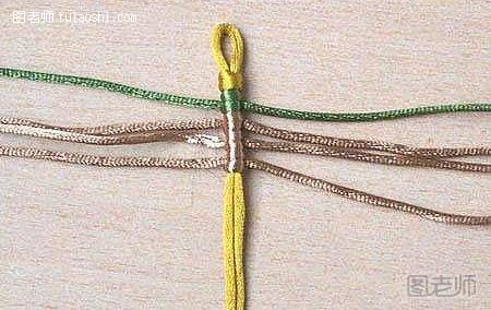 绳编虾结的编织方法5