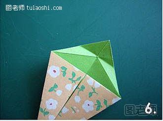 七角星折纸图解6