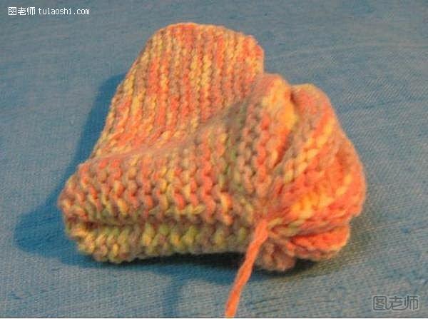 宝宝毛线鞋的编织方法4