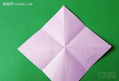 百合花的折纸教程2