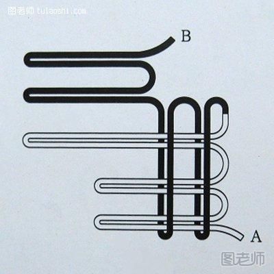 双盘长结的编织方法2
