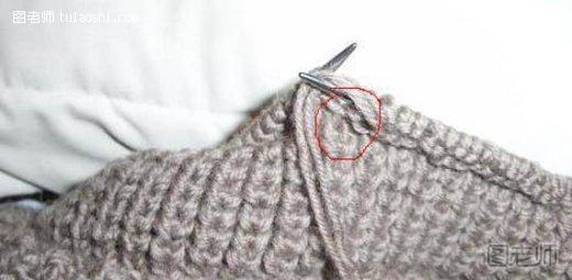 时尚又保暖的毛线帽子的棒针编织图解6