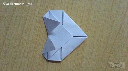 心形信纸的折法13