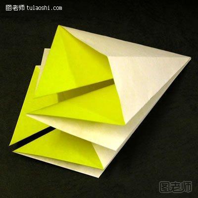 折纸太阳花的图解教程5