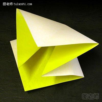 折纸太阳花的图解教程2